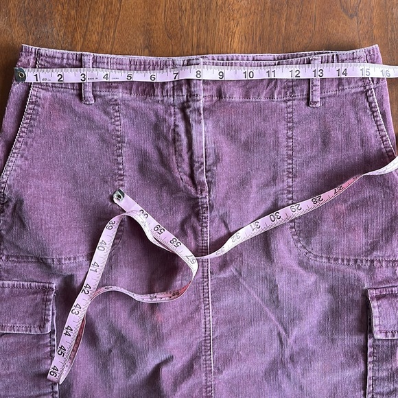 J Jill purple corduroy cargo skirt - Picture 7 of 10